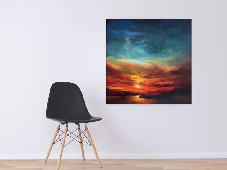 Original Expressionism Landscape Painting by Ivan Grozdanovski