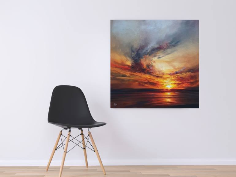 Original Expressionism Landscape Painting by Ivan Grozdanovski