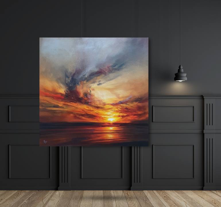 Original Expressionism Landscape Painting by Ivan Grozdanovski