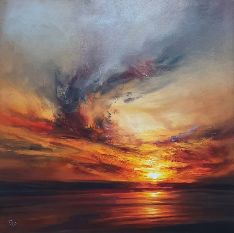 Original Expressionism Landscape Painting by Ivan Grozdanovski