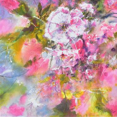 Original Abstract Expressionism Floral Paintings by Ivan Grozdanovski