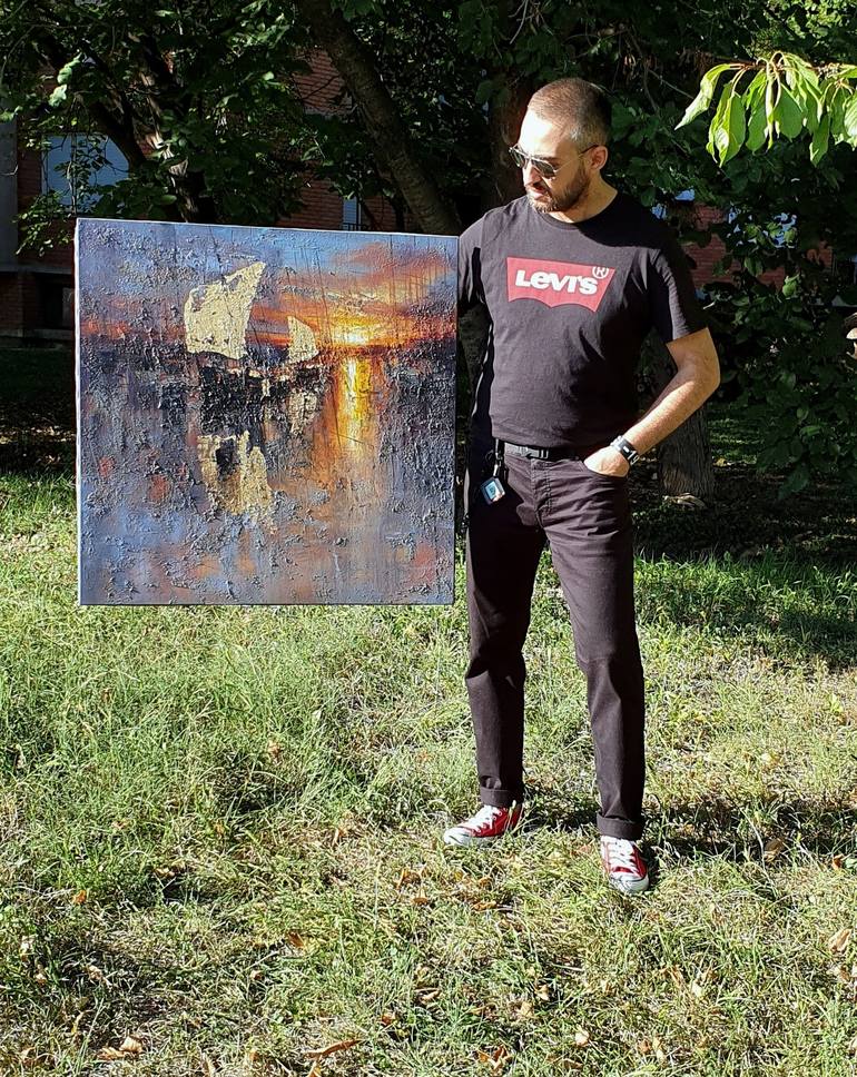 Original Expressionism Abstract Painting by Ivan Grozdanovski