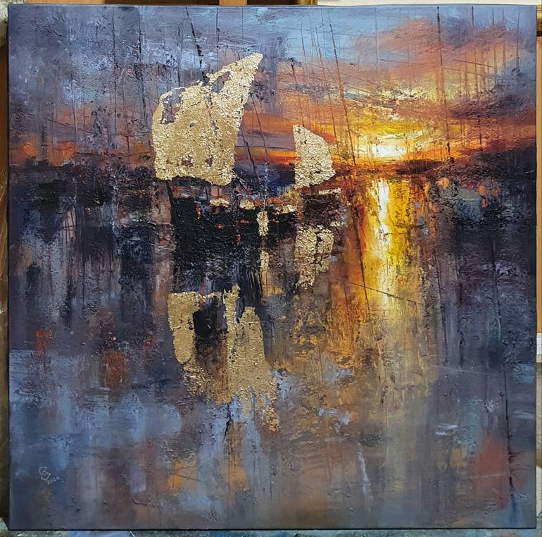 Original Expressionism Abstract Painting by Ivan Grozdanovski