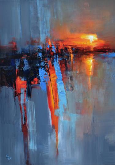 Original Abstract Expressionism Abstract Paintings by Ivan Grozdanovski