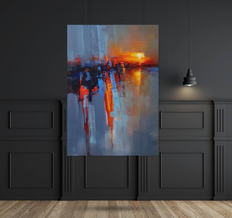 Original Abstract Painting by Ivan Grozdanovski