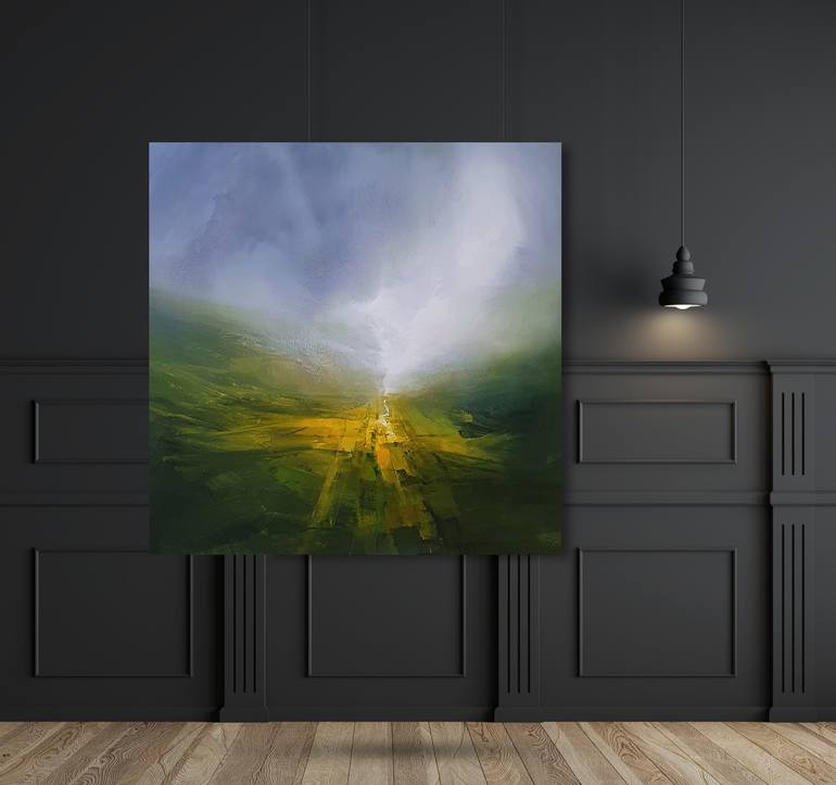 Original Expressionism Landscape Painting by Ivan Grozdanovski