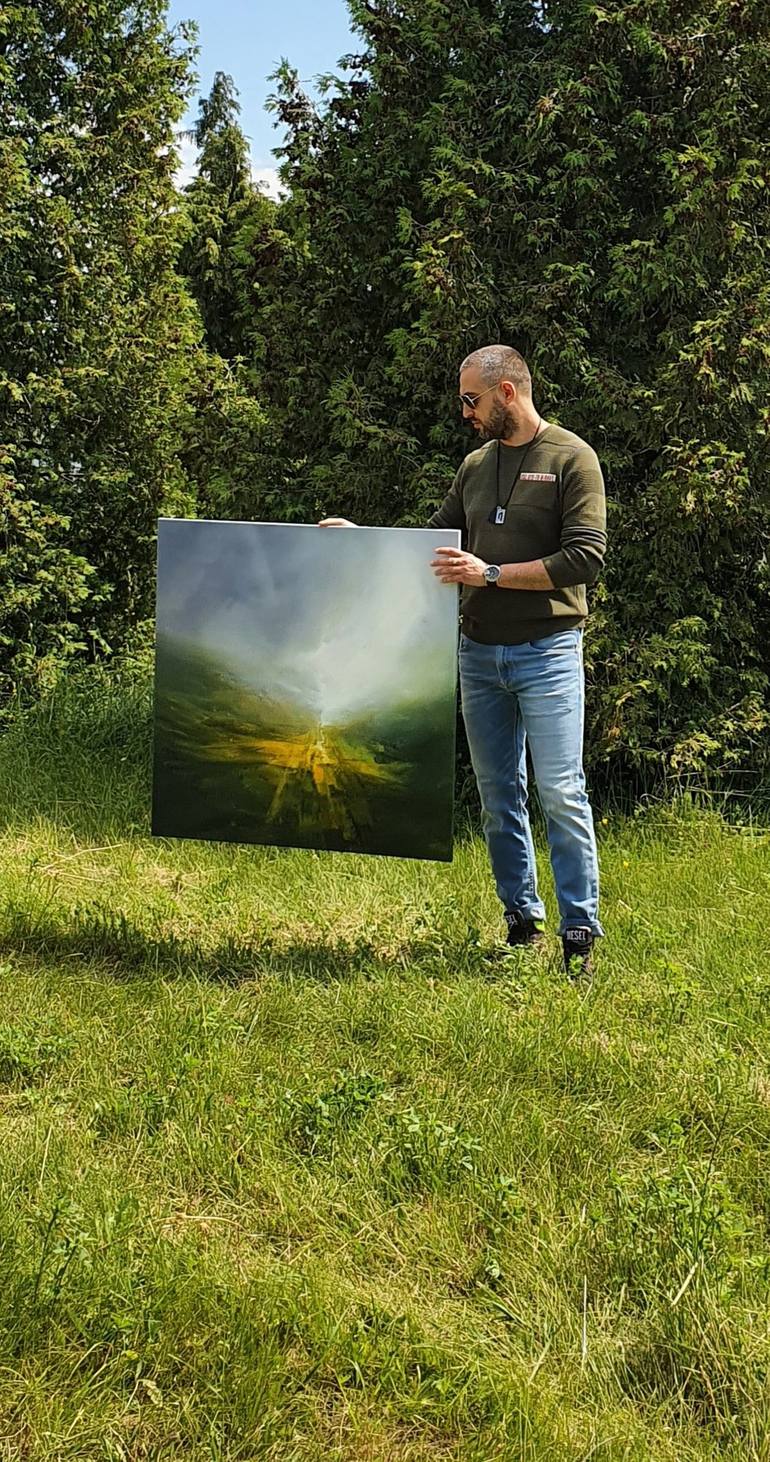 Original Expressionism Landscape Painting by Ivan Grozdanovski