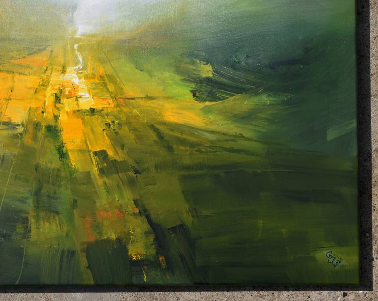 Original Expressionism Landscape Painting by Ivan Grozdanovski