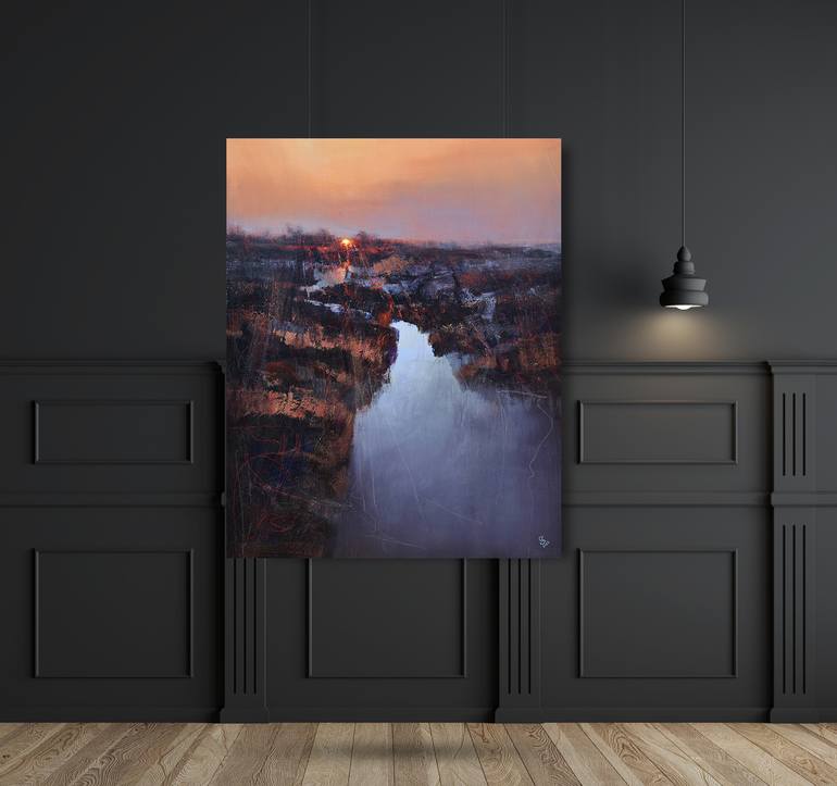 Original Expressionism Abstract Painting by Ivan Grozdanovski