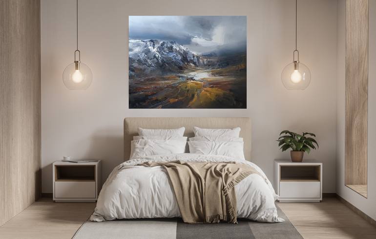 Original Expressionism Landscape Painting by Ivan Grozdanovski