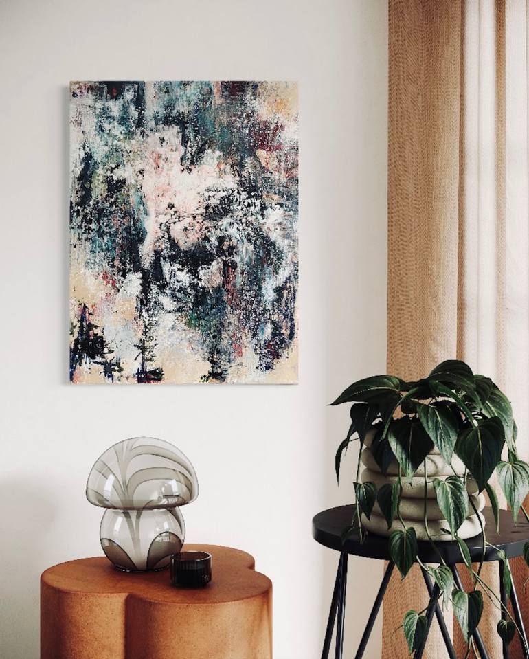 Original Abstract Expressionism Abstract Painting by Barbara Scott