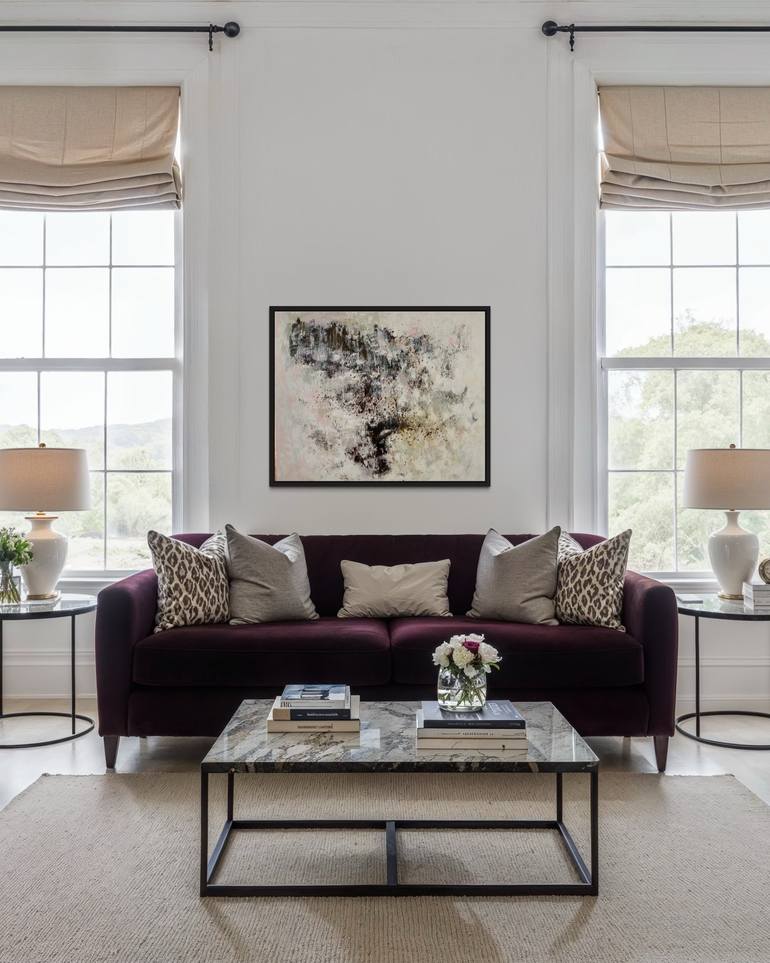 Original Abstract Expressionism Abstract Painting by Barbara Scott