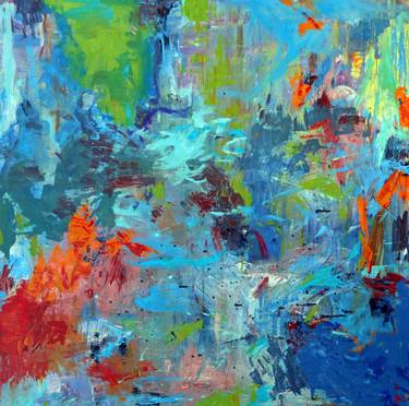 Original Abstract Expressionism Abstract Paintings by Barbara Scott