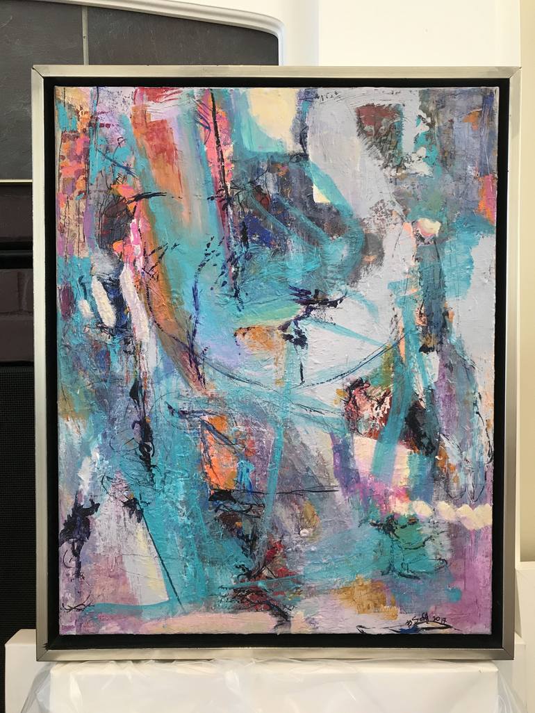 Original Abstract Painting by Barbara Scott