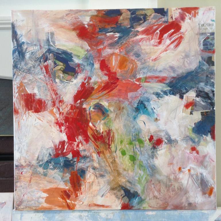 Original Abstract Expressionism Abstract Painting by Barbara Scott