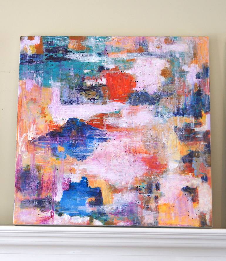 Original Impressionism Abstract Painting by Barbara Scott