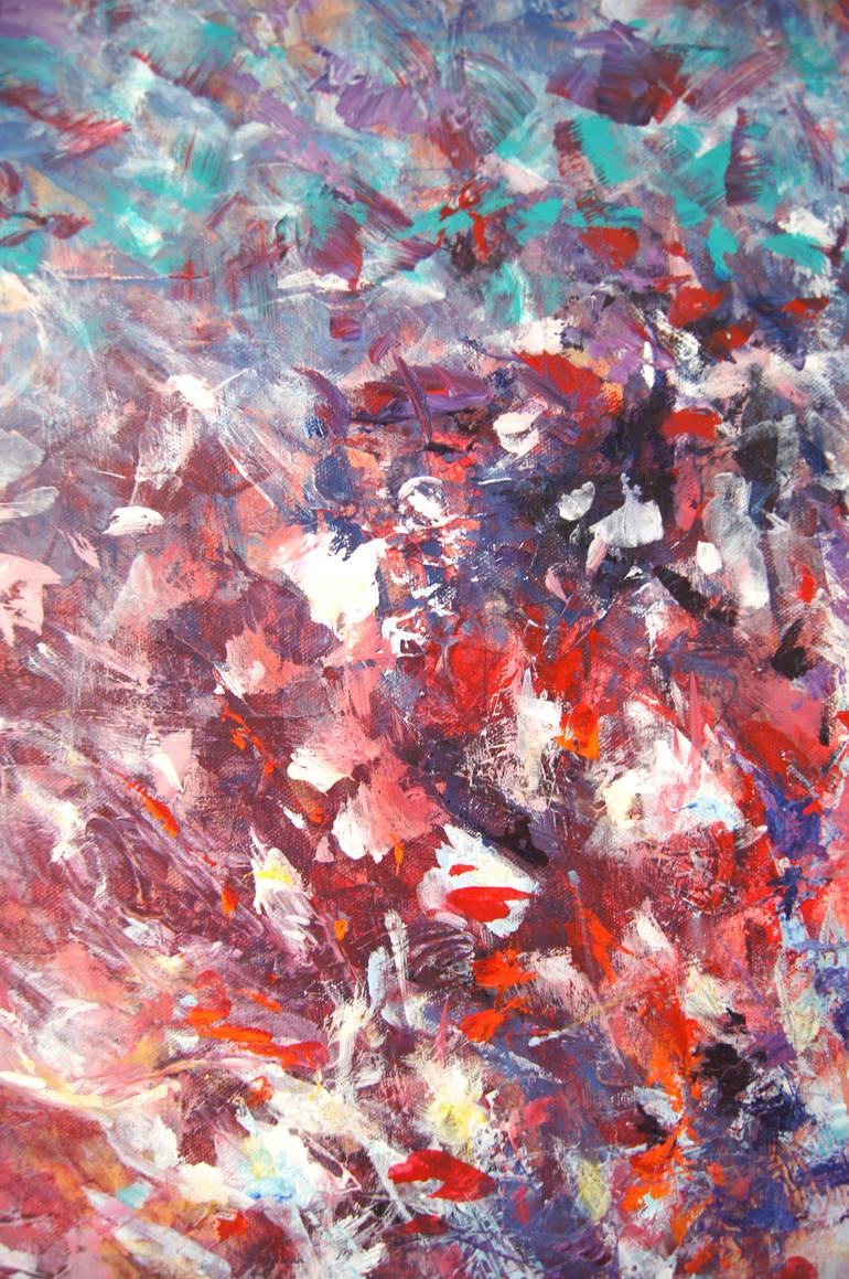 Original Abstract Expressionism Abstract Painting by Barbara Scott