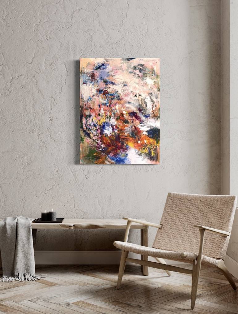 Original Abstract Expressionism Abstract Painting by Barbara Scott