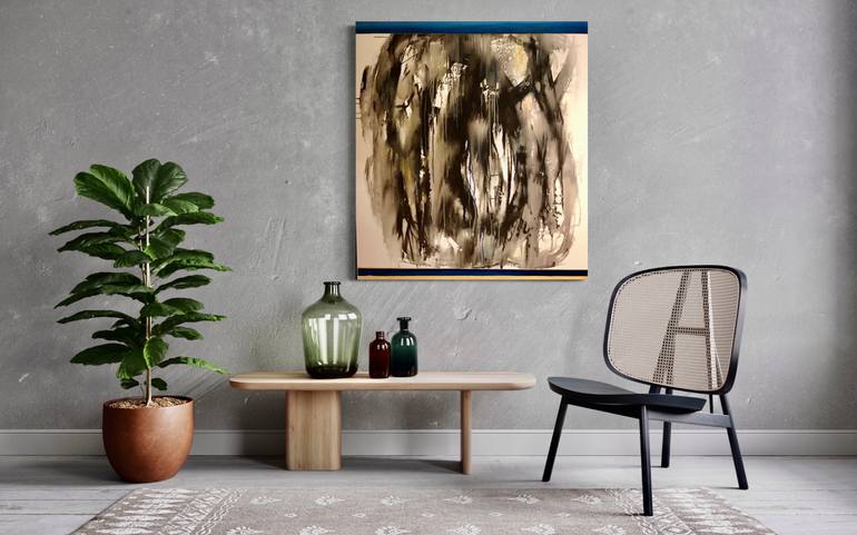 Original Abstract Expressionism Abstract Painting by Barbara Scott