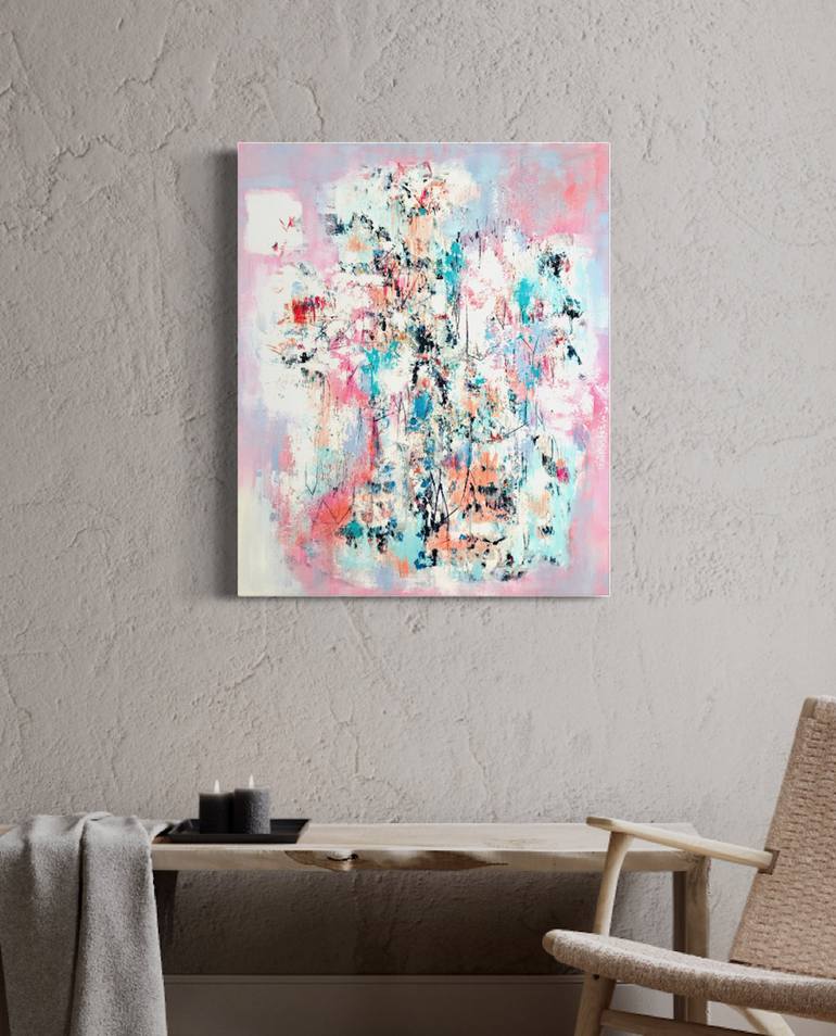 Original Abstract Expressionism Abstract Painting by Barbara Scott
