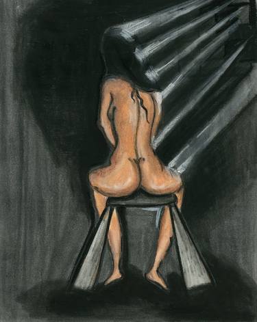 Print of Figurative Nude Drawings by sangeetha bansal