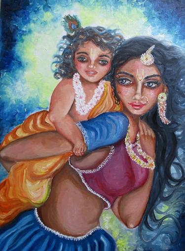 Print of Family Paintings by sangeetha bansal