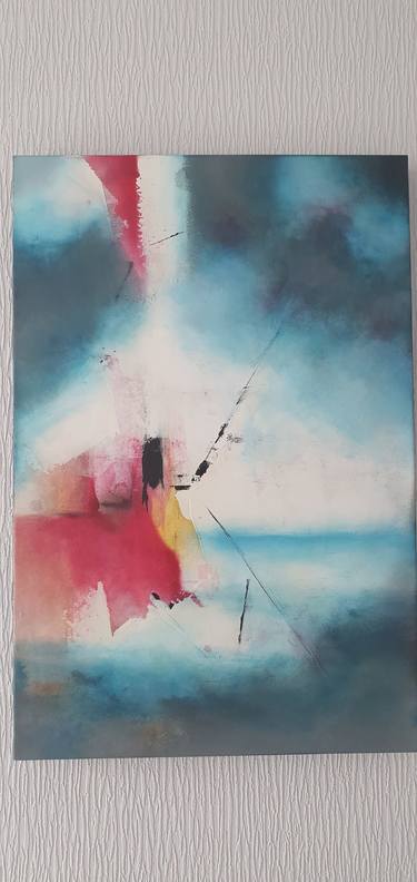 Original Abstract Expressionism Water Paintings by Didi Mx