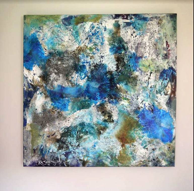 Original Minimalism Abstract Painting by Kusum Vij
