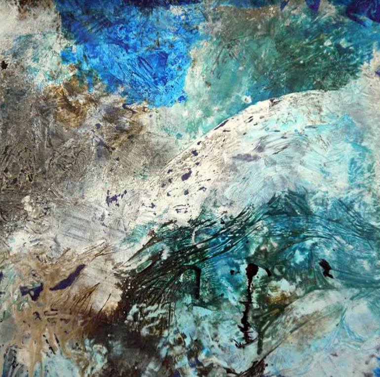 Original Minimalism Abstract Painting by Kusum Vij