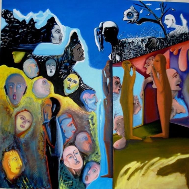 The shadows in the garden Painting by Christine Mian | Saatchi Art