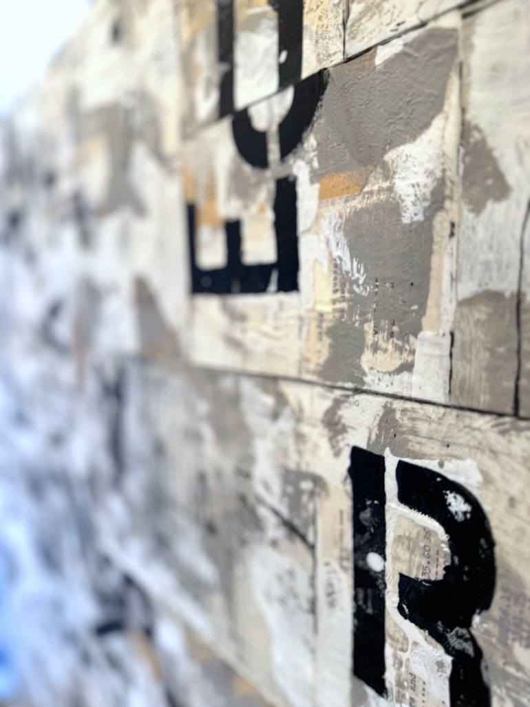 Original Pop Art Abstract Collage by Adam Collier Noel