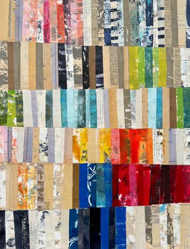Original Abstract Geometric Collage by Adam Collier Noel
