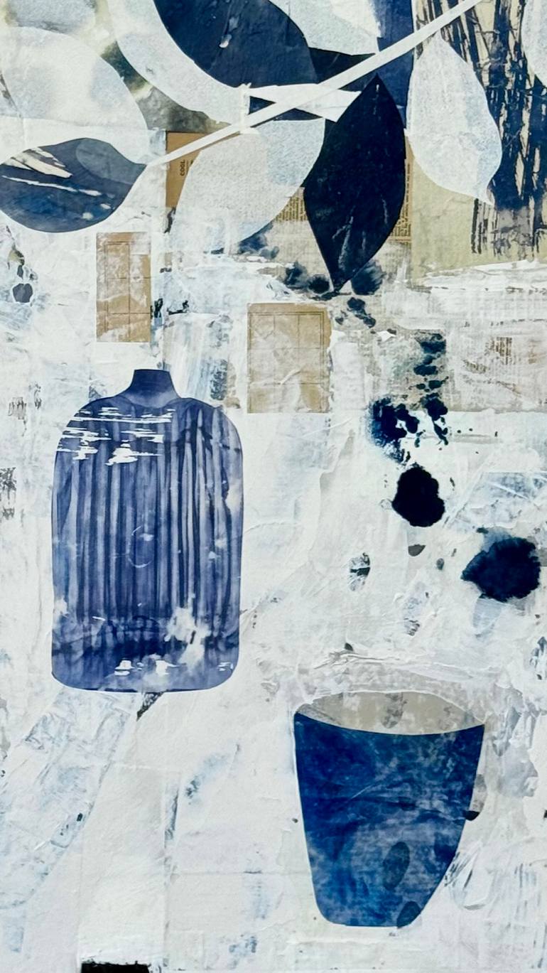 Original Folk Abstract Mixed Media by Adam Collier Noel