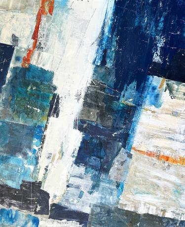 Original Abstract Expressionism Abstract Collage by Adam Collier Noel