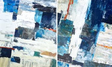 Original Abstract Expressionism Abstract Collage by Adam Collier Noel