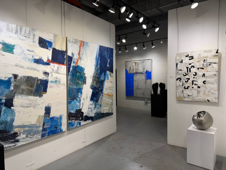 Original Abstract Expressionism Abstract Collage by Adam Collier Noel