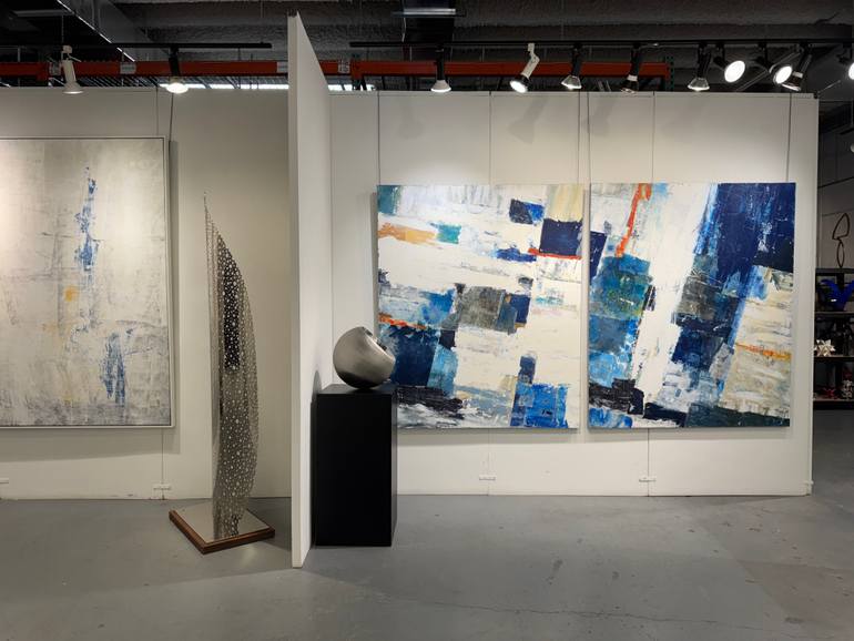 Original Abstract Expressionism Abstract Collage by Adam Collier Noel