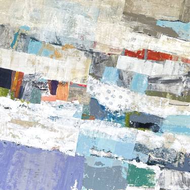 Original Abstract Expressionism Abstract Collage by Adam Collier Noel