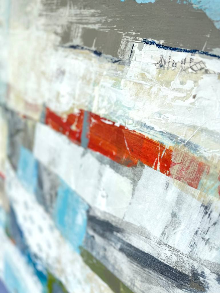 Original Abstract Expressionism Abstract Collage by Adam Collier Noel