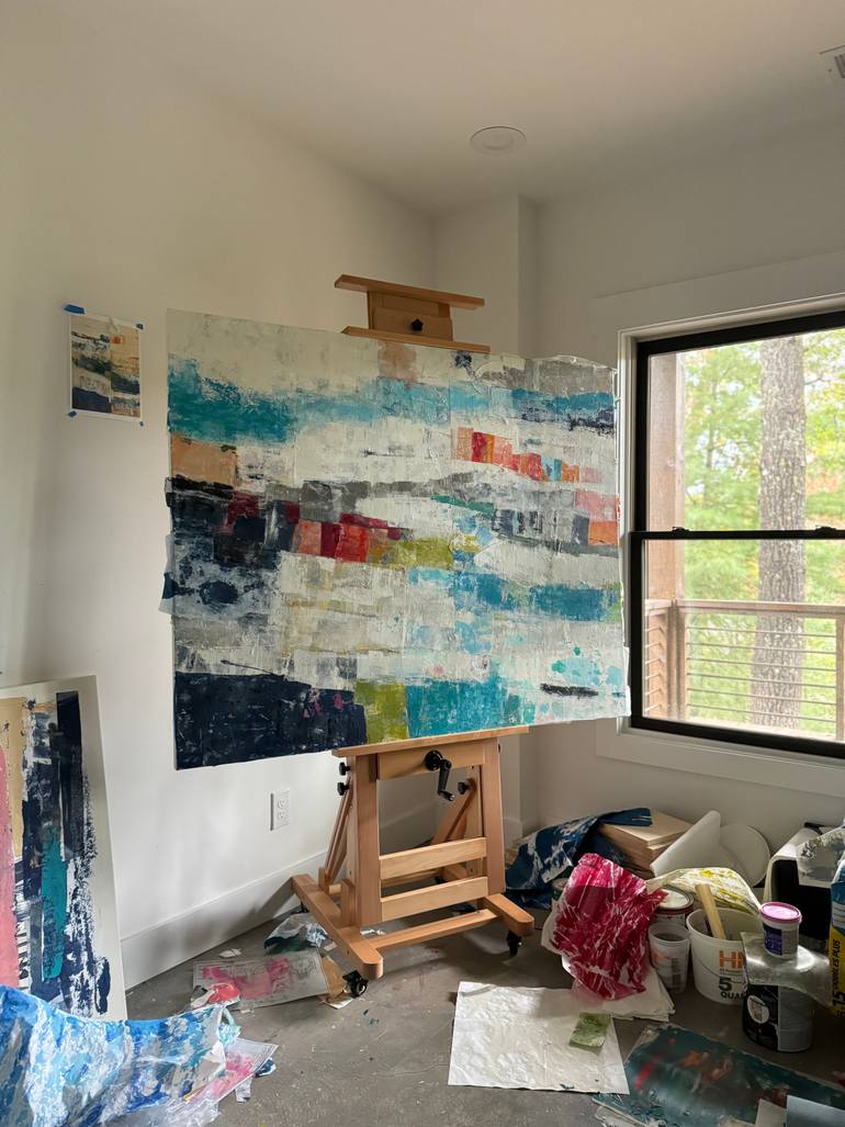 Original Modernism Abstract Painting by Adam Collier Noel