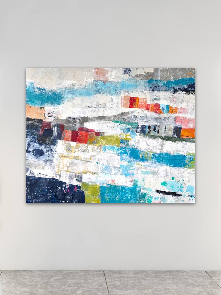Original Modernism Abstract Painting by Adam Collier Noel