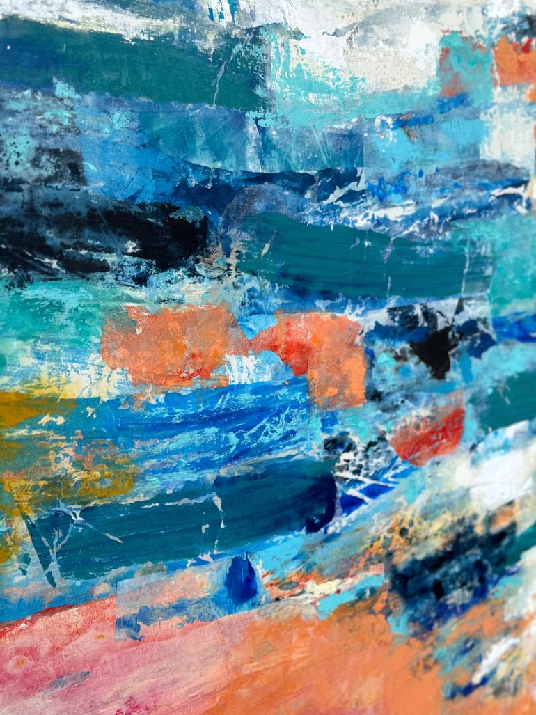 Original Abstract Expressionism Abstract Painting by Adam Collier Noel