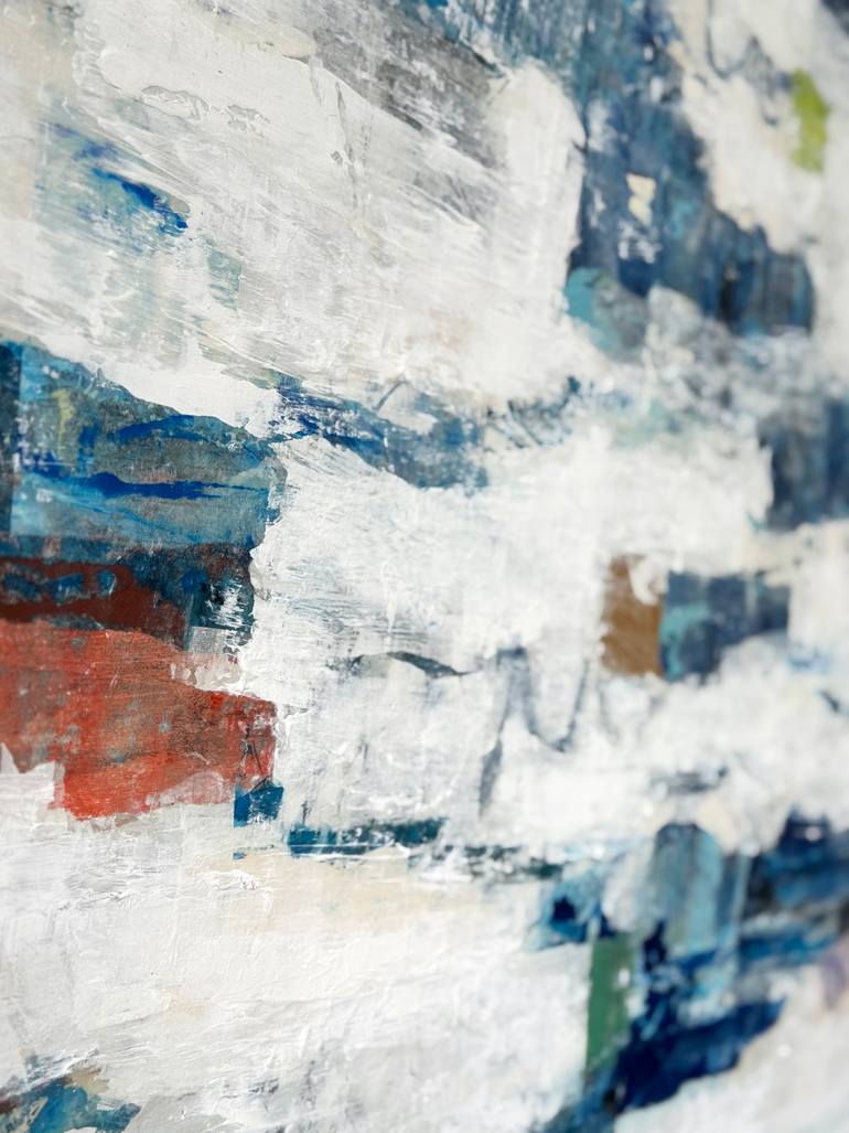 Original Abstract Expressionism Abstract Collage by Adam Collier Noel