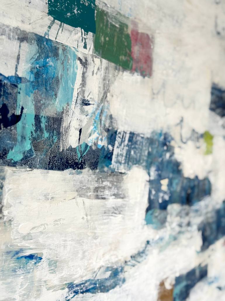 Original Abstract Expressionism Abstract Collage by Adam Collier Noel