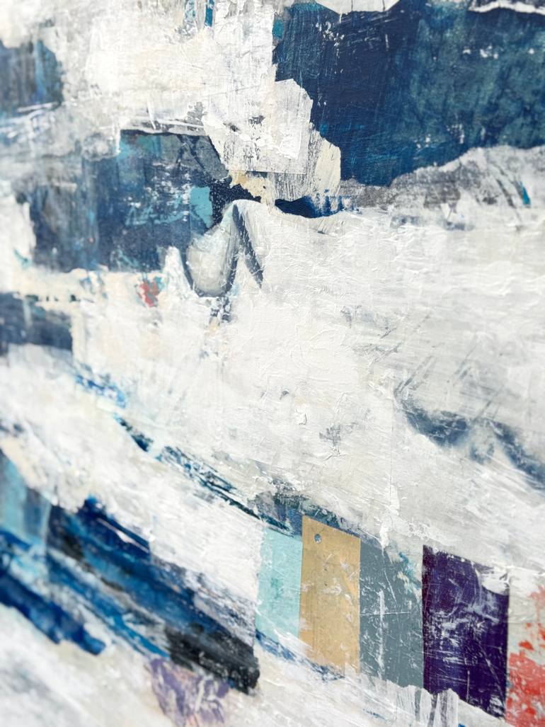Original Abstract Expressionism Abstract Collage by Adam Collier Noel