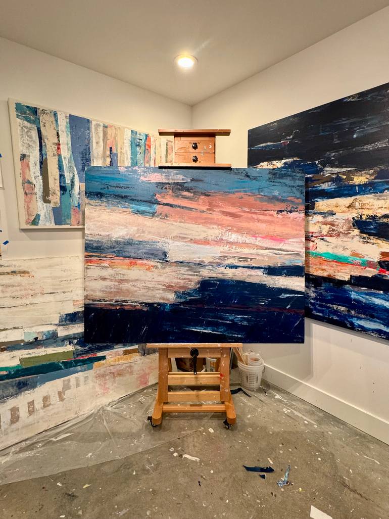 Original Modernism Abstract Painting by Adam Collier Noel