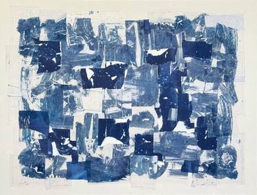Original Abstract Expressionism Abstract Collage by Adam Collier Noel
