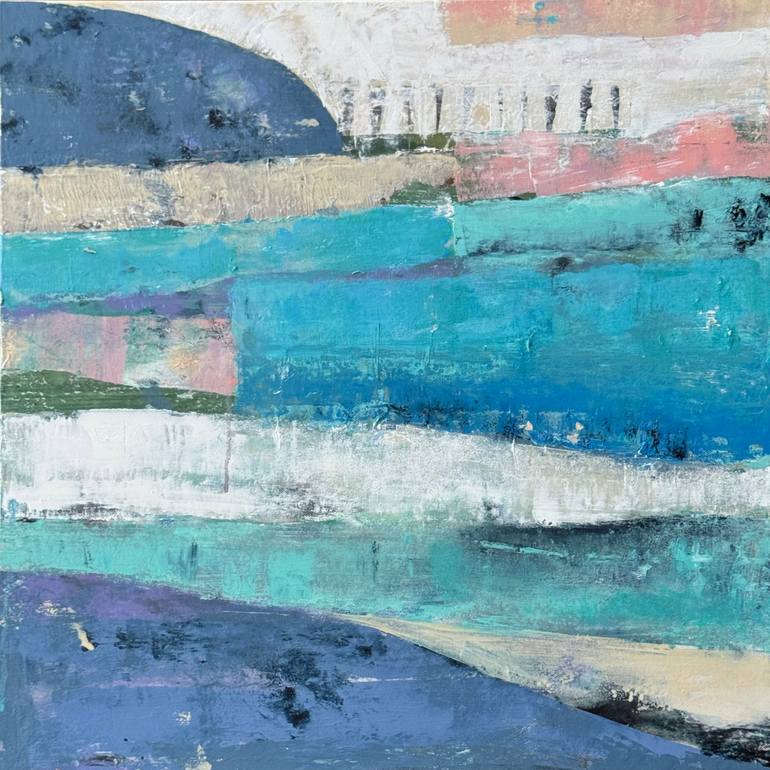 Original Color Field Painting Abstract Mixed Media by Adam Collier Noel