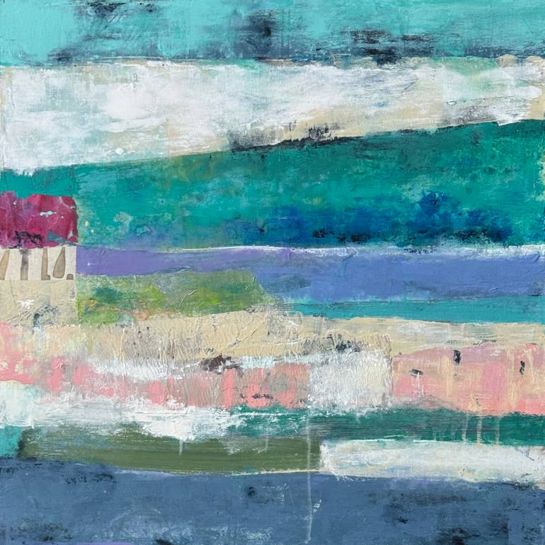 Original Color Field Painting Abstract Mixed Media by Adam Collier Noel