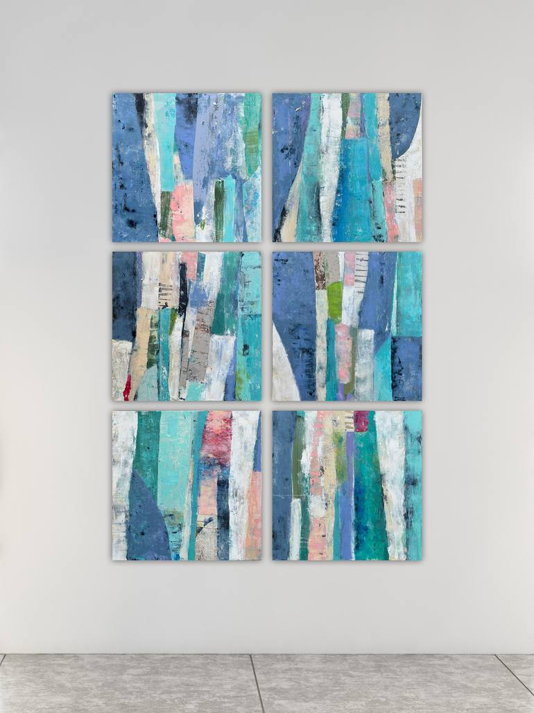 Original Color Field Painting Abstract Mixed Media by Adam Collier Noel